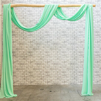 Ludic Partyrentals -  Prieel doek mint groen