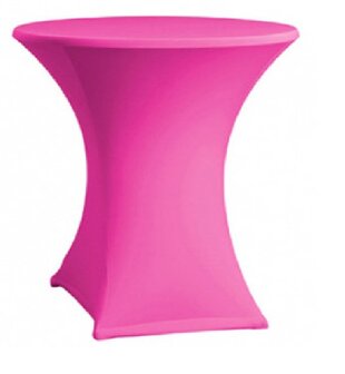 Ludic partyrentals - Statafelrok Fuchsia Roze