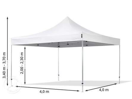 Ludic Partyrentals - Partytent 4x4 Easy up huren