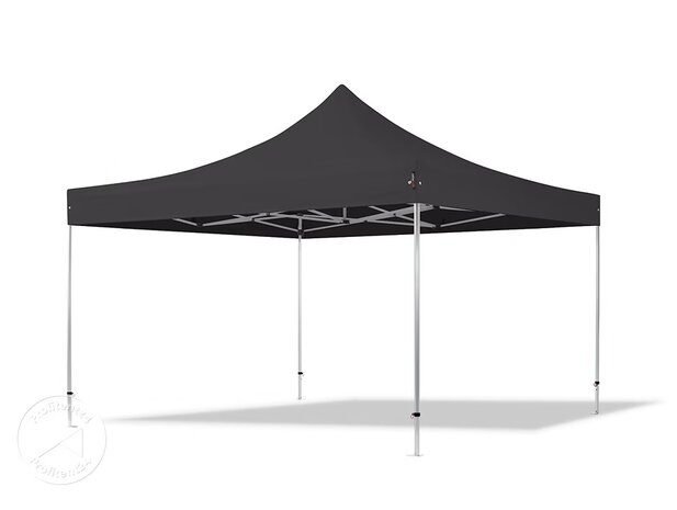 Ludic Partyrentals - Partytent 4x4 Easy up Zwart met of zonder zijwanden huren